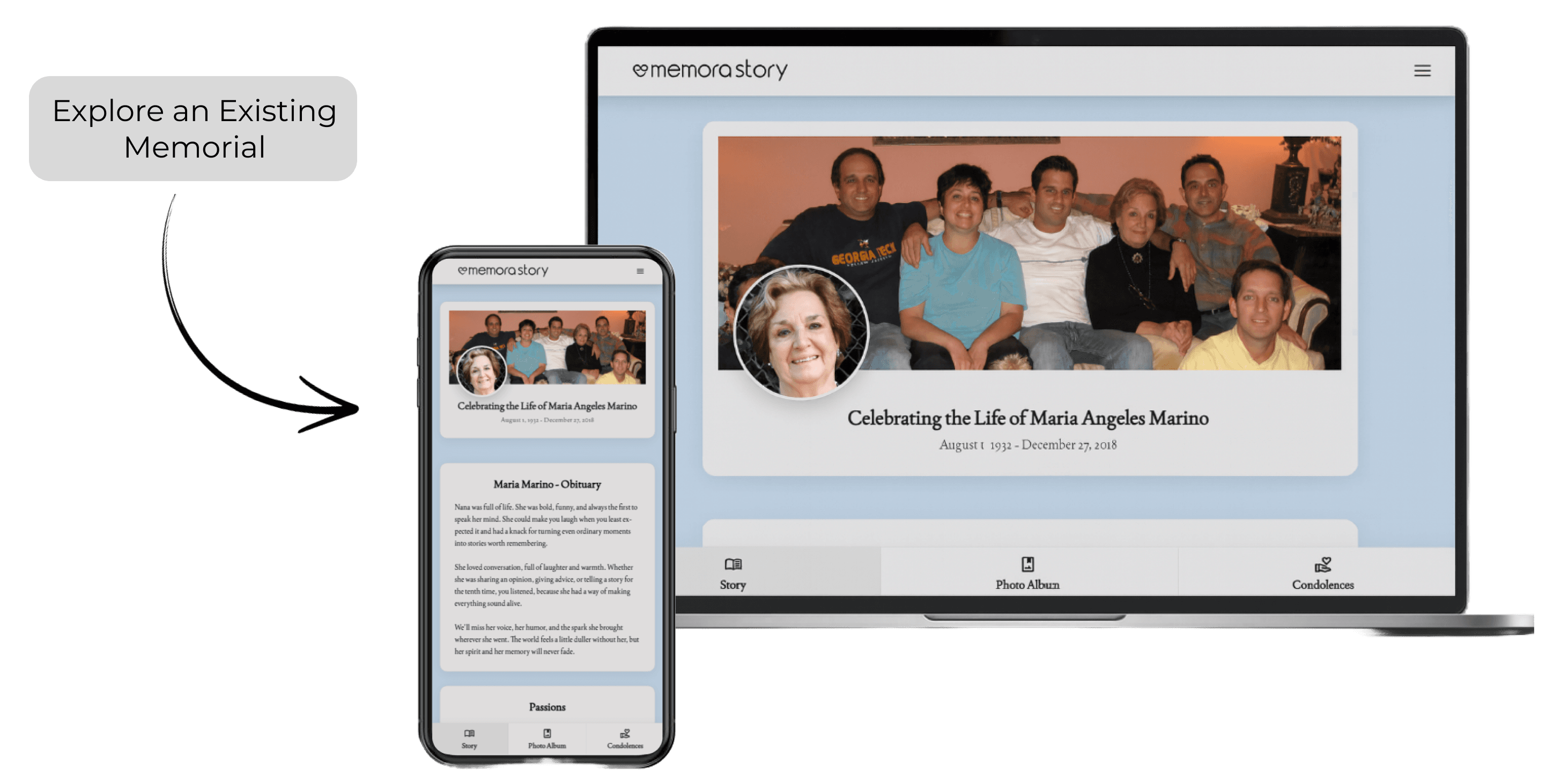 Explore existing memorials